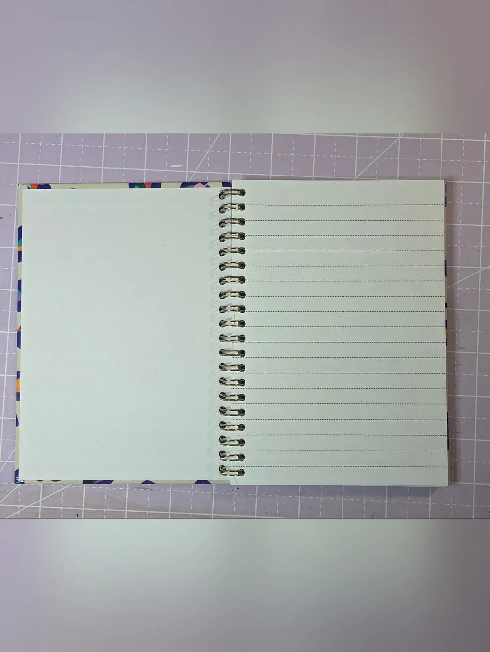 Upcycled Spiral Notebook - Multicolor Leopard Print